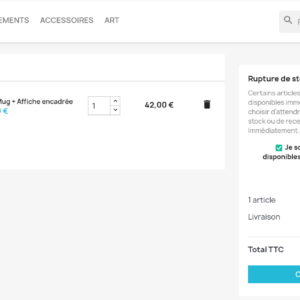 Module PrestaShop Scission de Commande (Expédition partielle du stock)